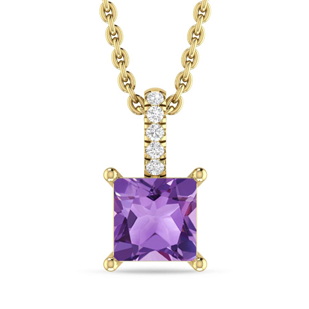 Yellow Gold - Amethyst