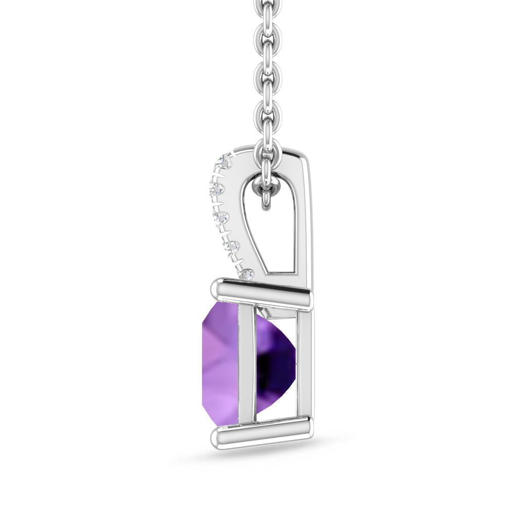 White Gold - Amethyst