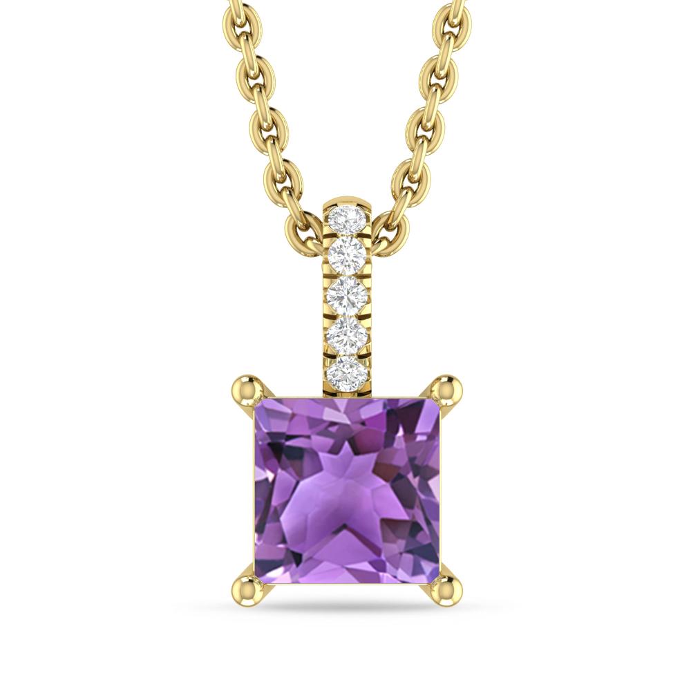 Yellow Gold - Amethyst