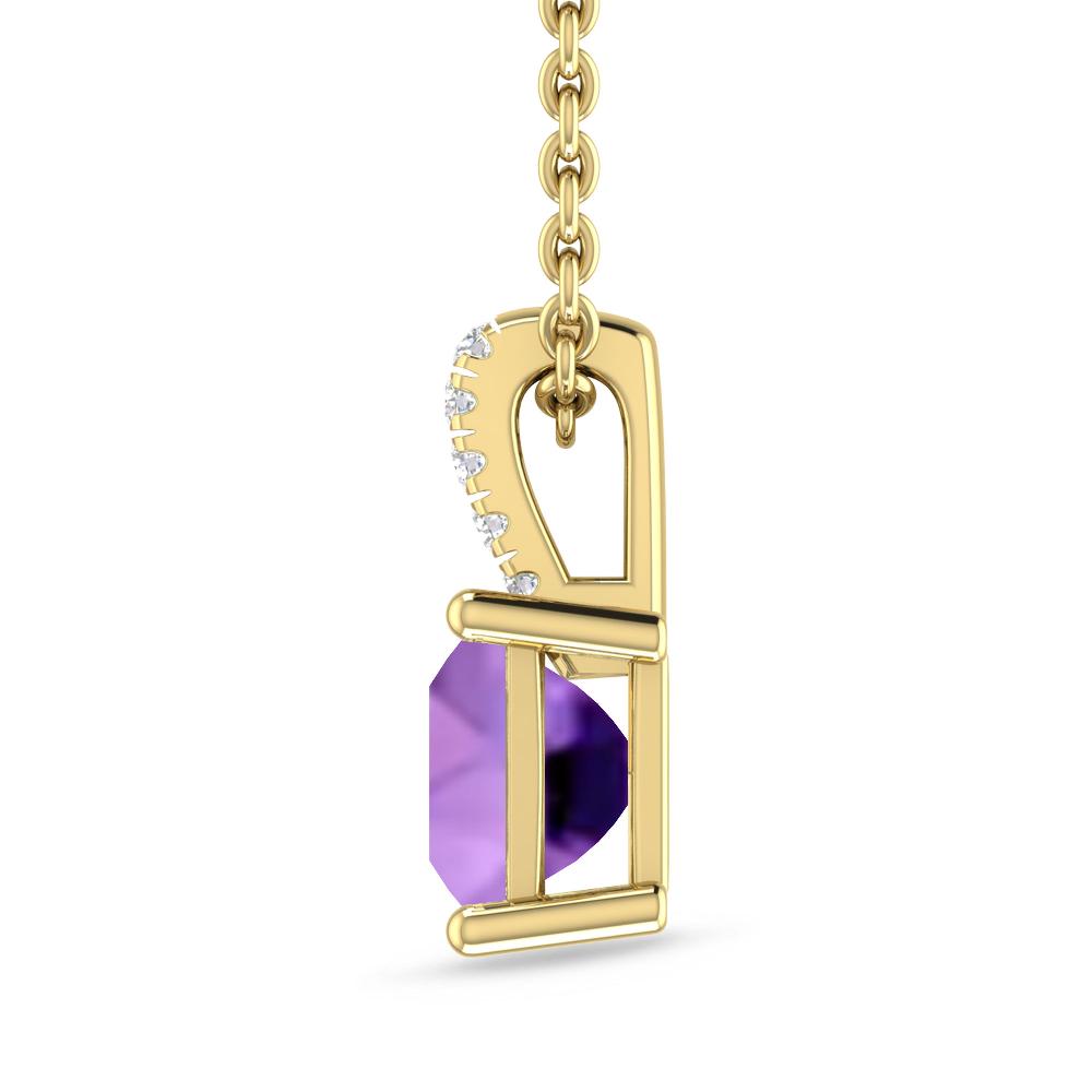 Yellow Gold - Amethyst