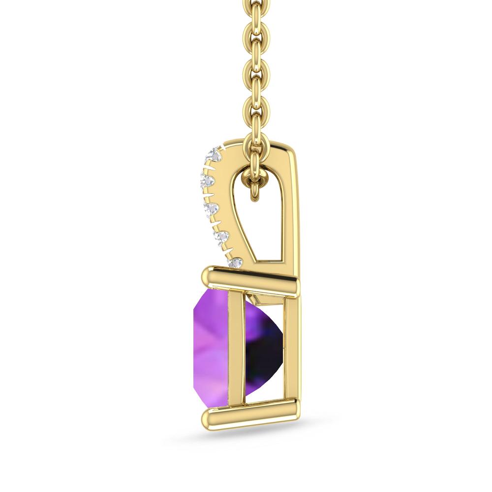 Yellow Gold - Amethyst