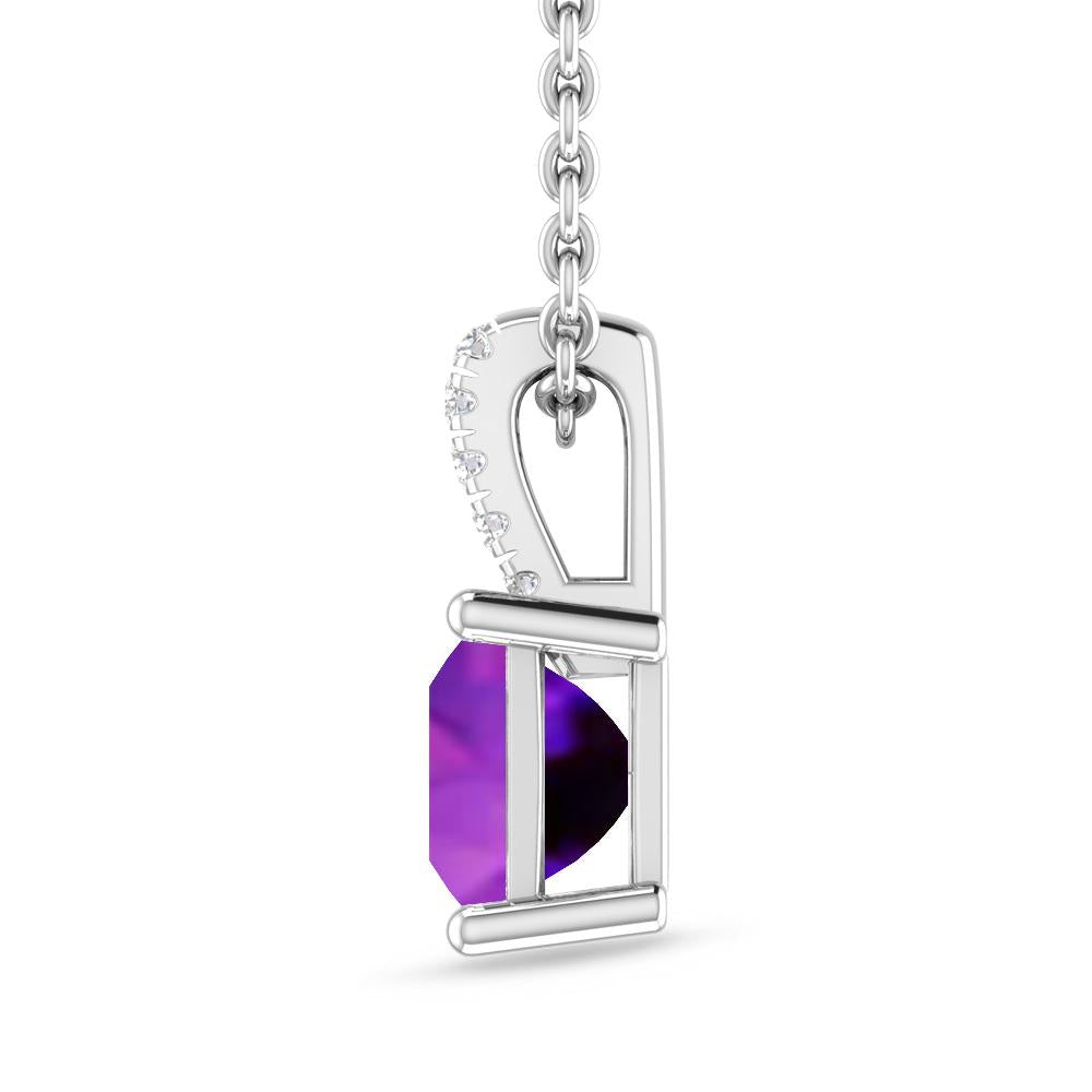 White Gold - Amethyst