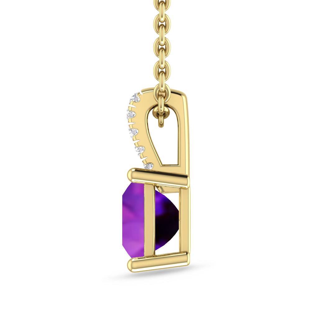 Yellow Gold - Amethyst