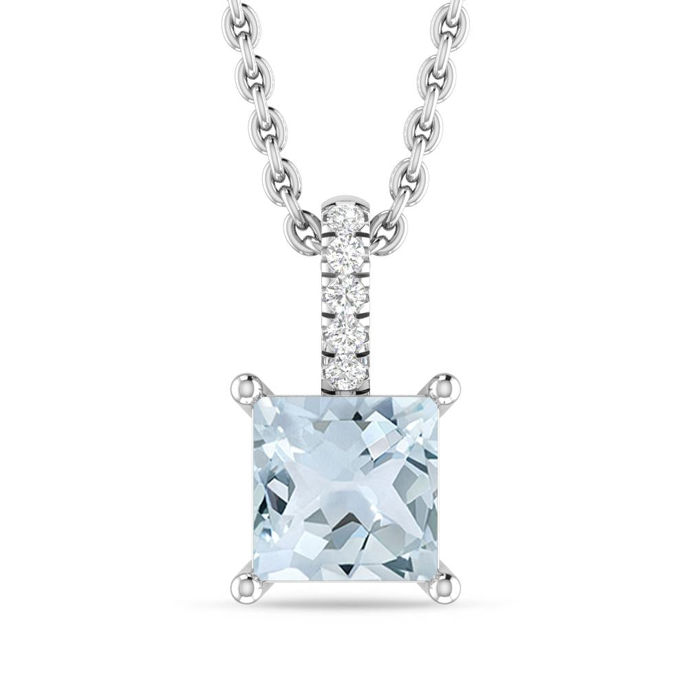 White Gold - Aquamarine