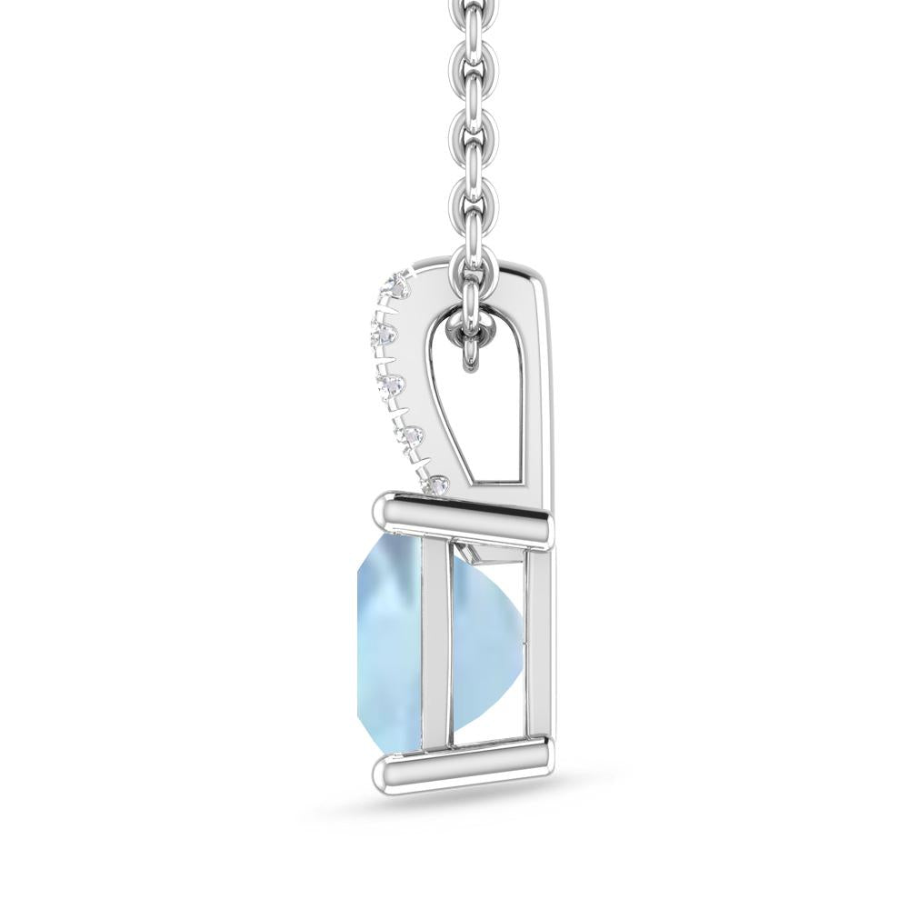 White Gold - Aquamarine