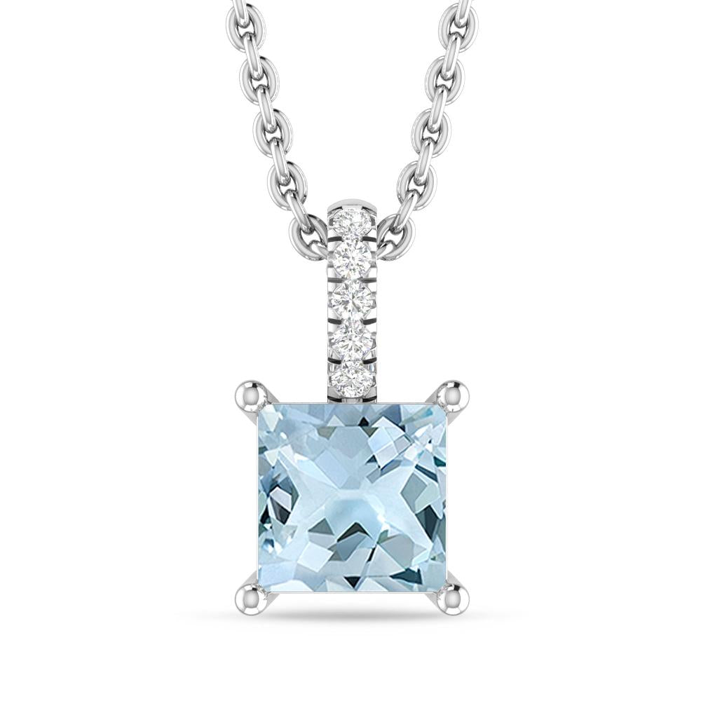 White Gold - Aquamarine