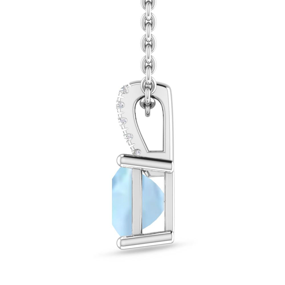 White Gold - Aquamarine