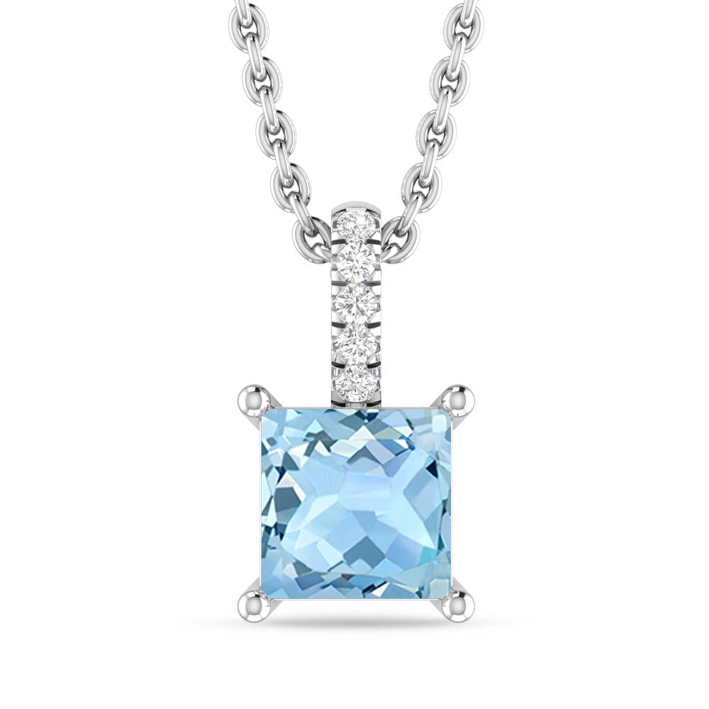 White Gold - Aquamarine