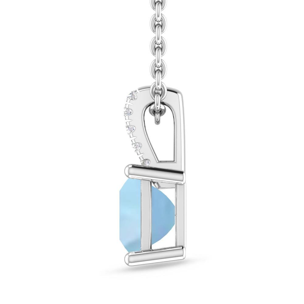 White Gold - Aquamarine