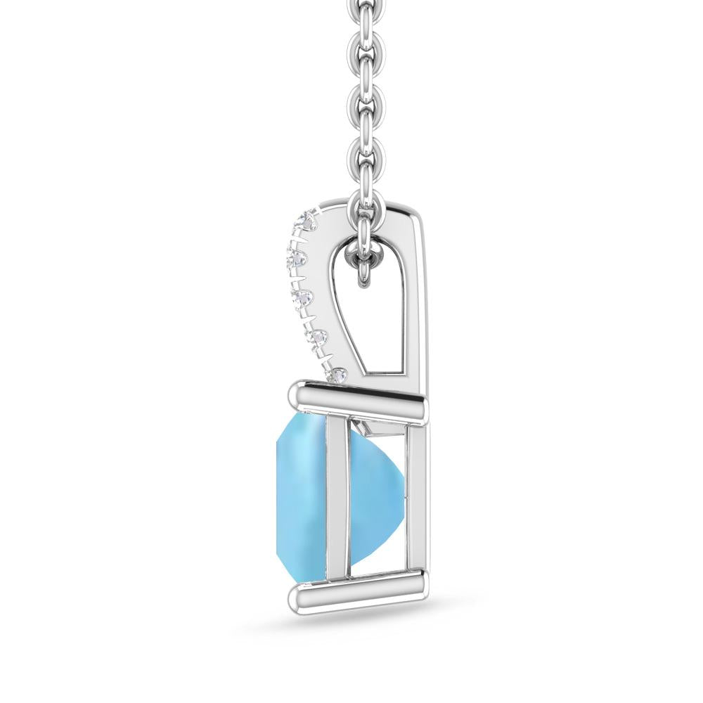 White Gold - Aquamarine