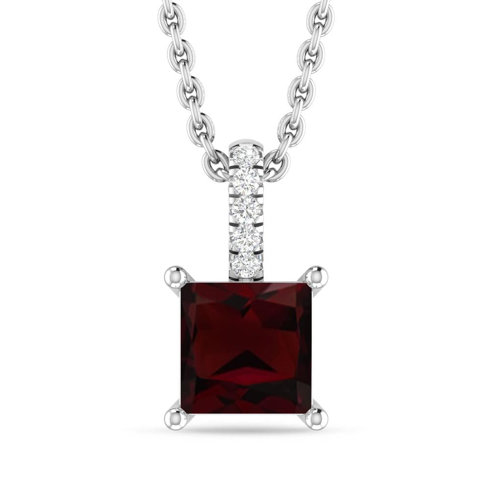 White Gold - Garnet