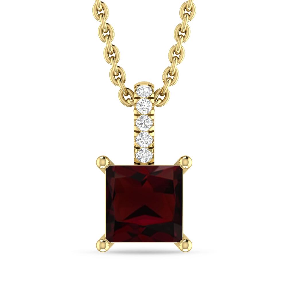 Yellow Gold - Garnet