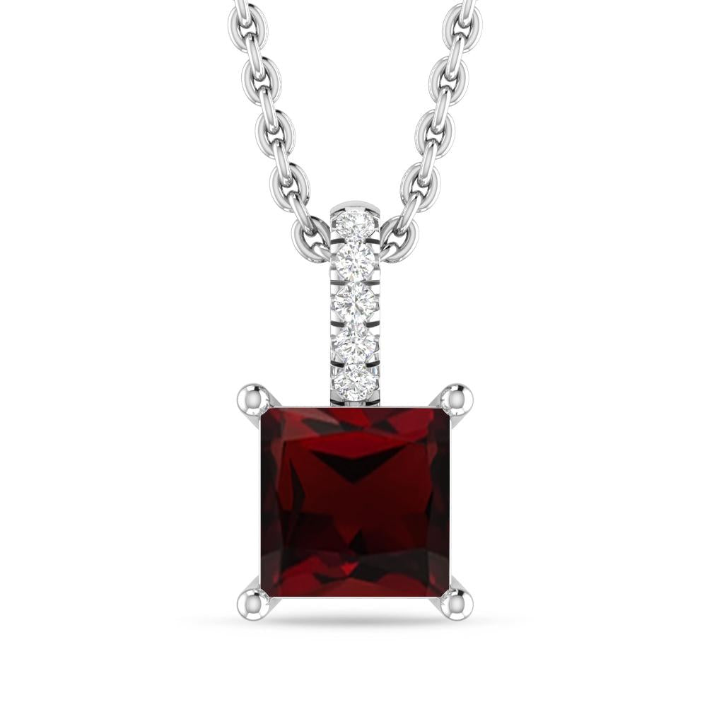 White Gold - Garnet