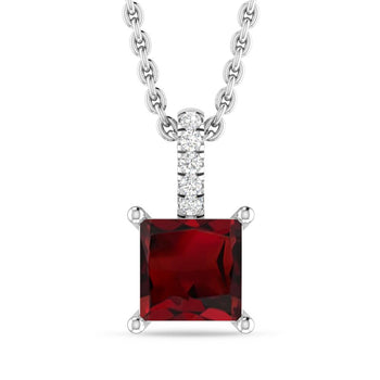 White Gold - Garnet