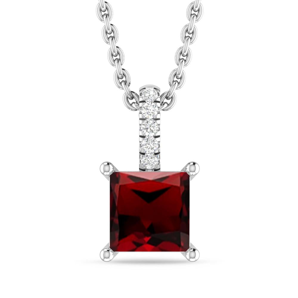 White Gold - Garnet