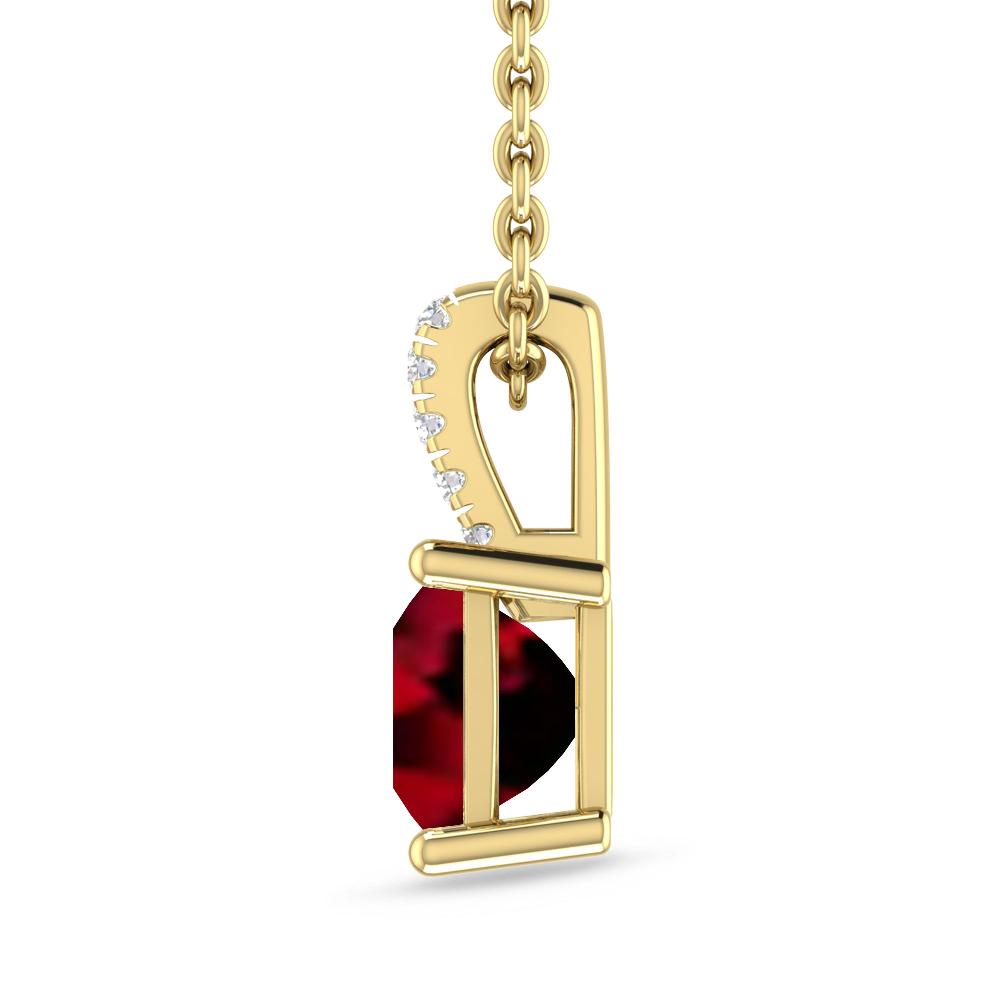 Yellow Gold - Garnet