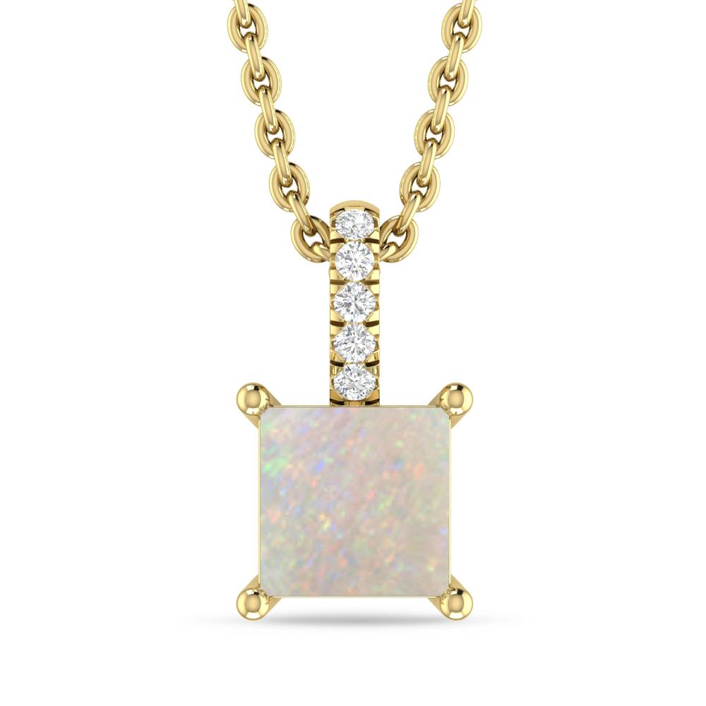 Yellow Gold - Opal