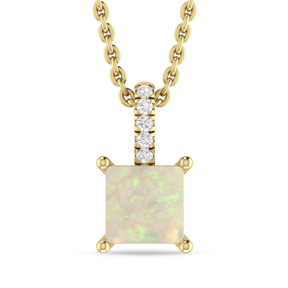 Yellow Gold - Opal