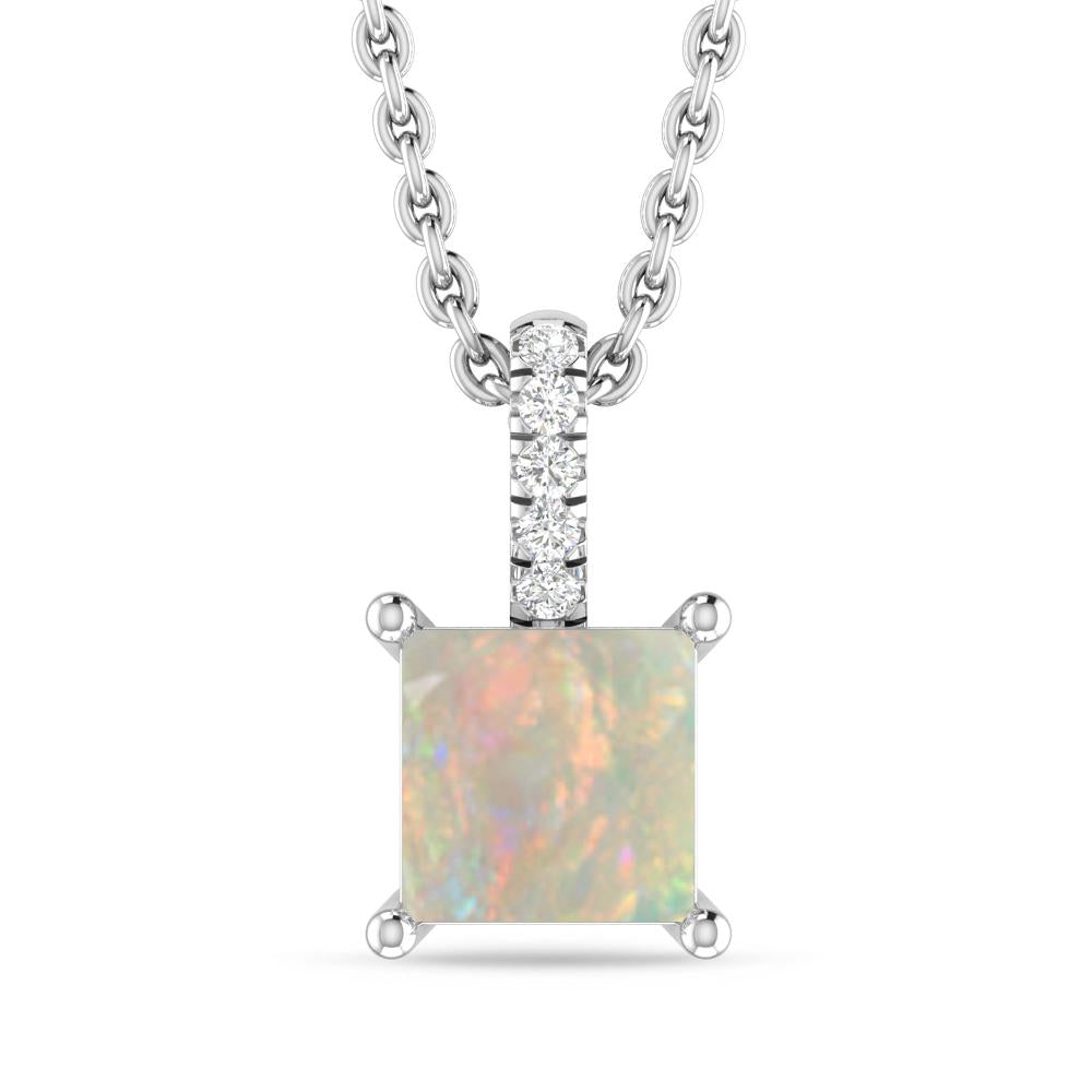 White Gold - Opal