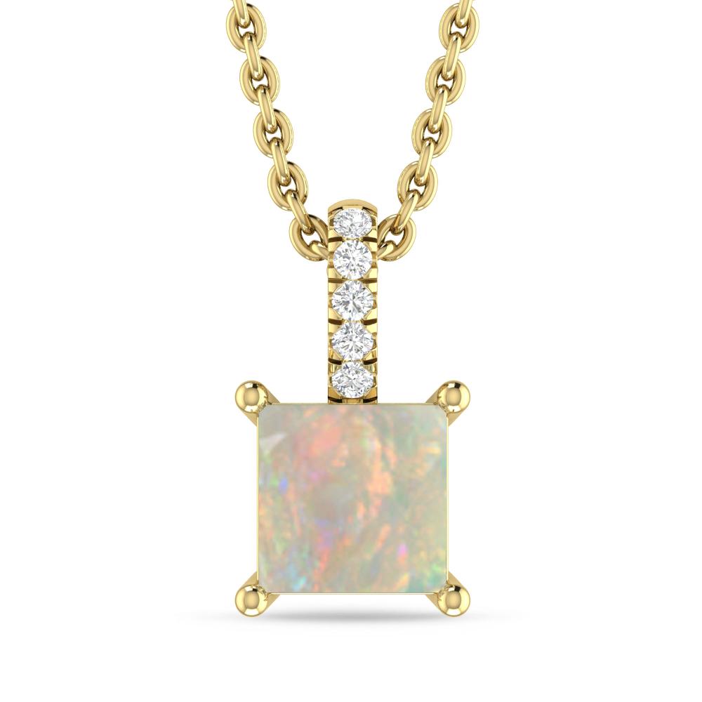 Yellow Gold - Opal