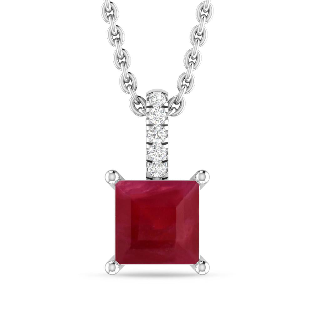 White Gold - Ruby