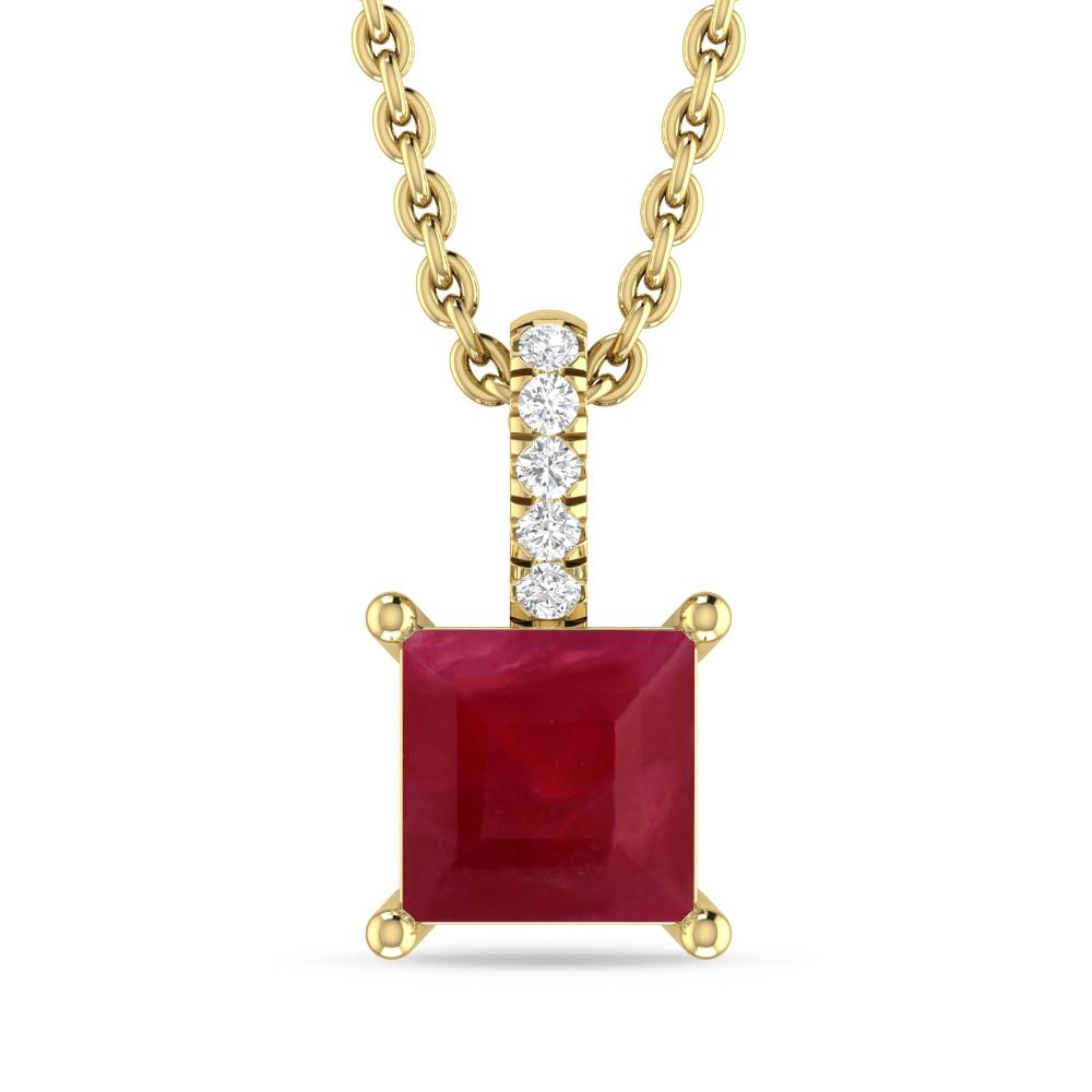 Yellow Gold - Ruby