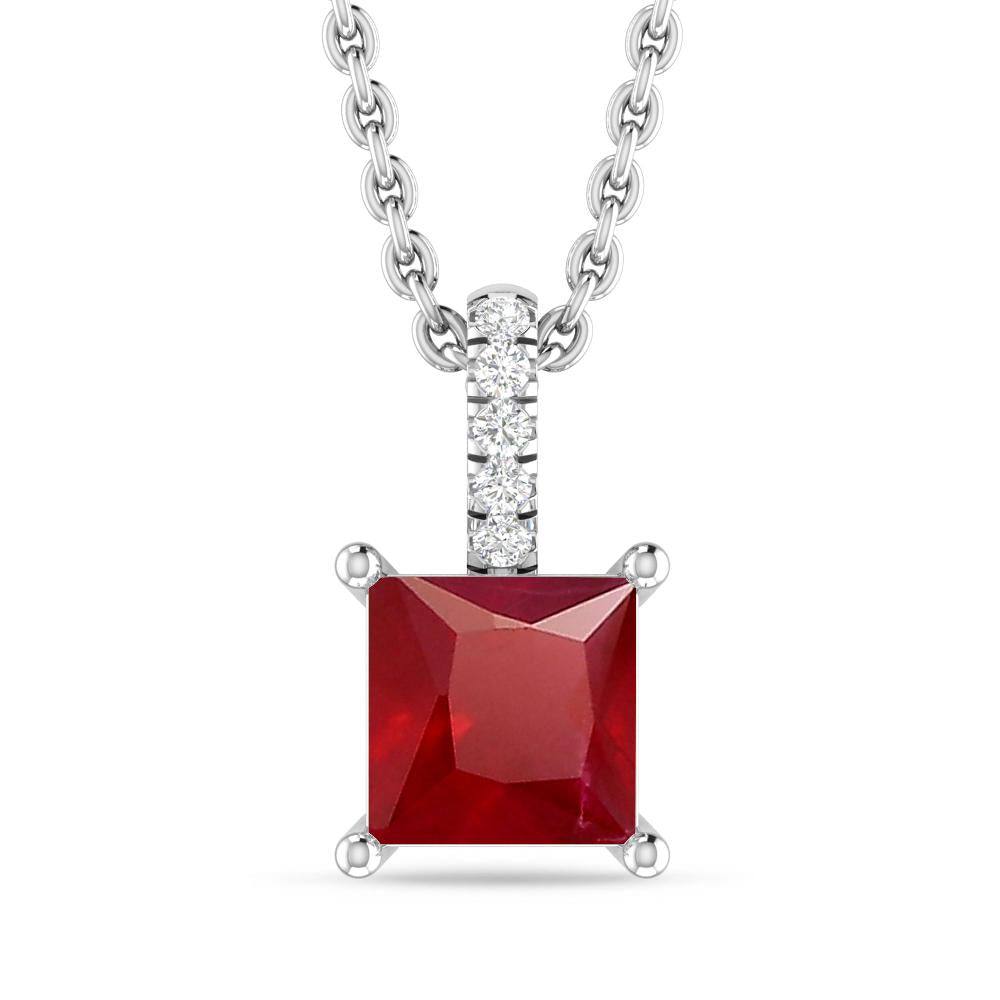 White Gold - Ruby