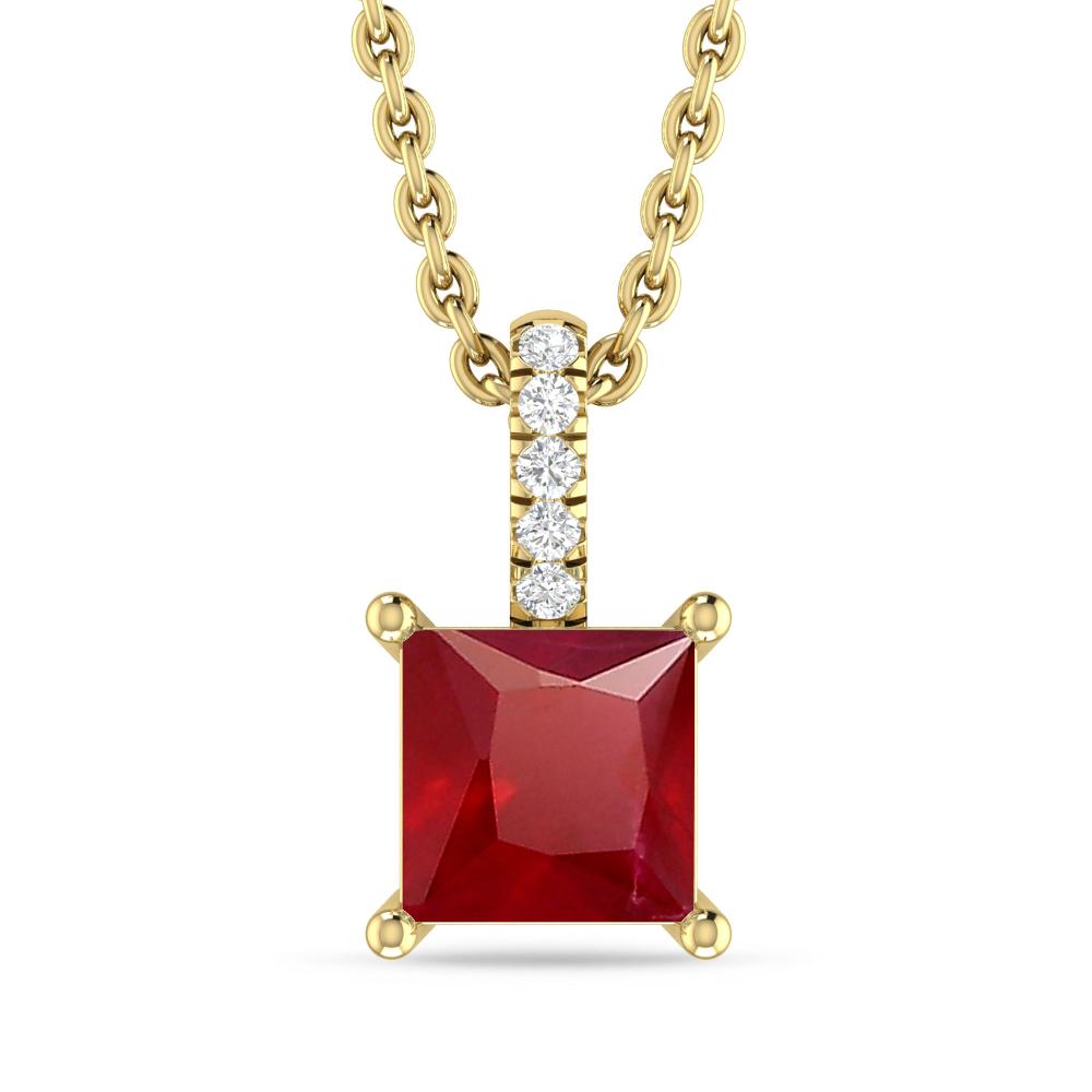 Yellow Gold - Ruby