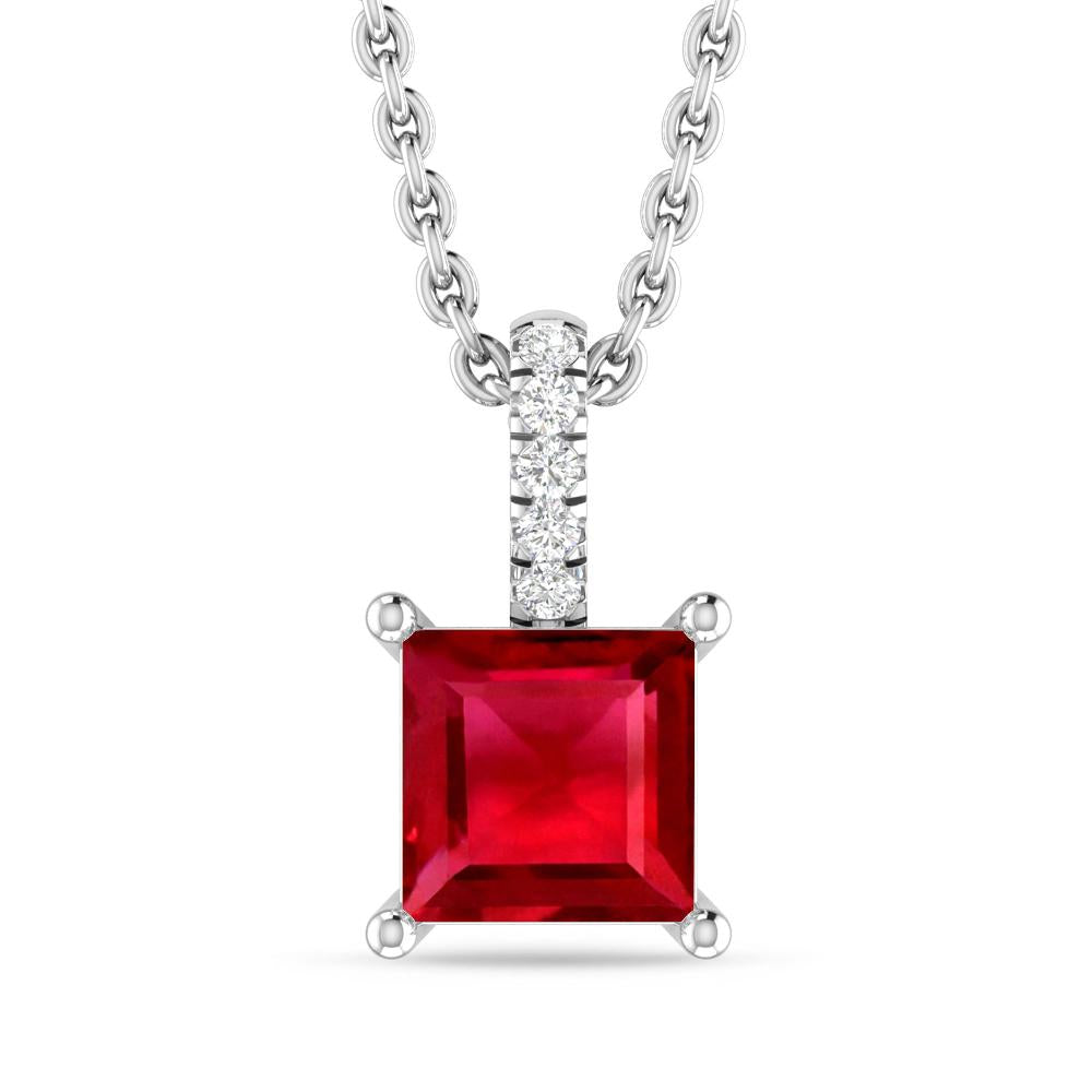 White Gold - Ruby