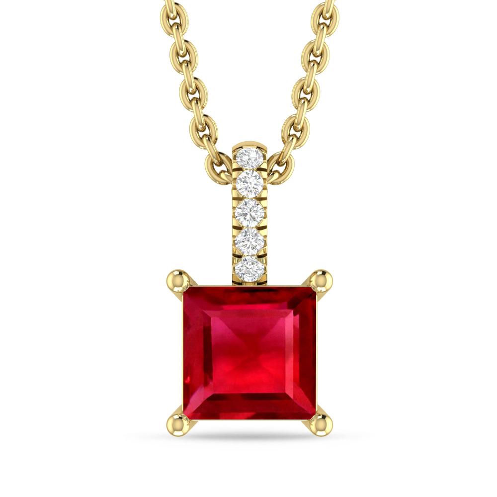 Yellow Gold - Ruby