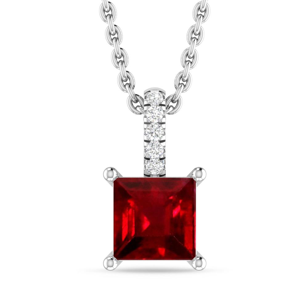 White Gold - Ruby