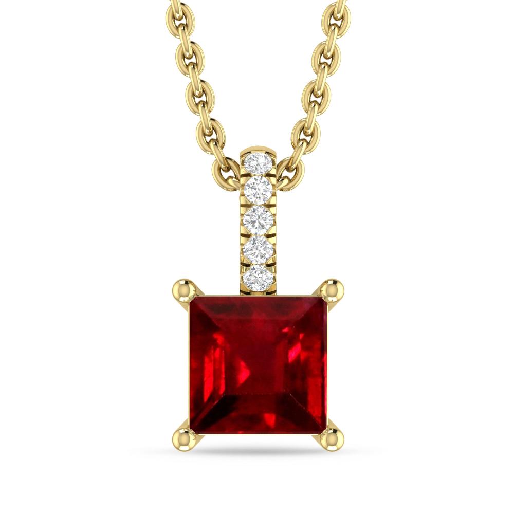 Yellow Gold - Ruby