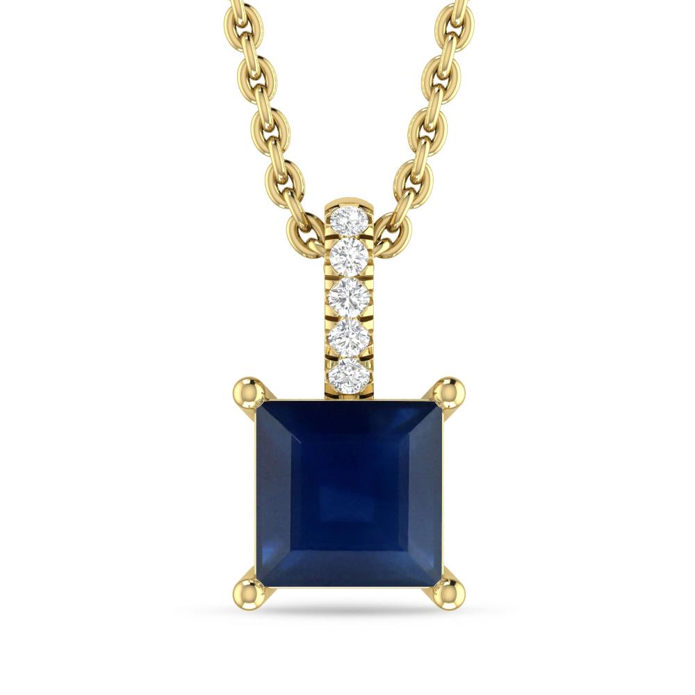 Yellow Gold - Sapphire