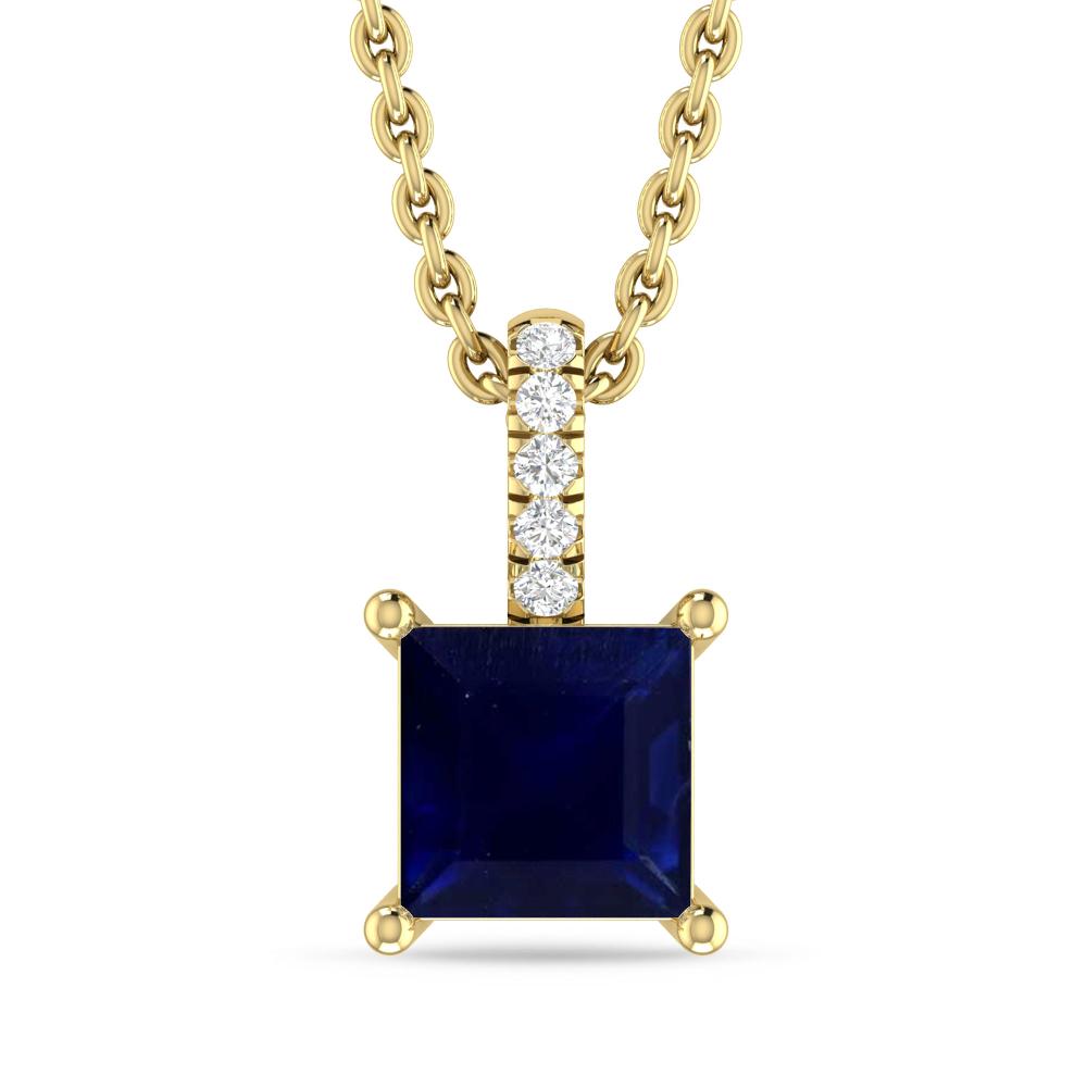 Yellow Gold - Sapphire