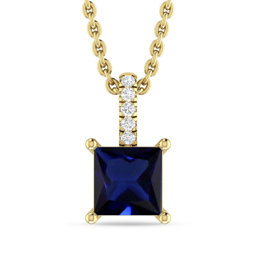 Yellow Gold - Sapphire