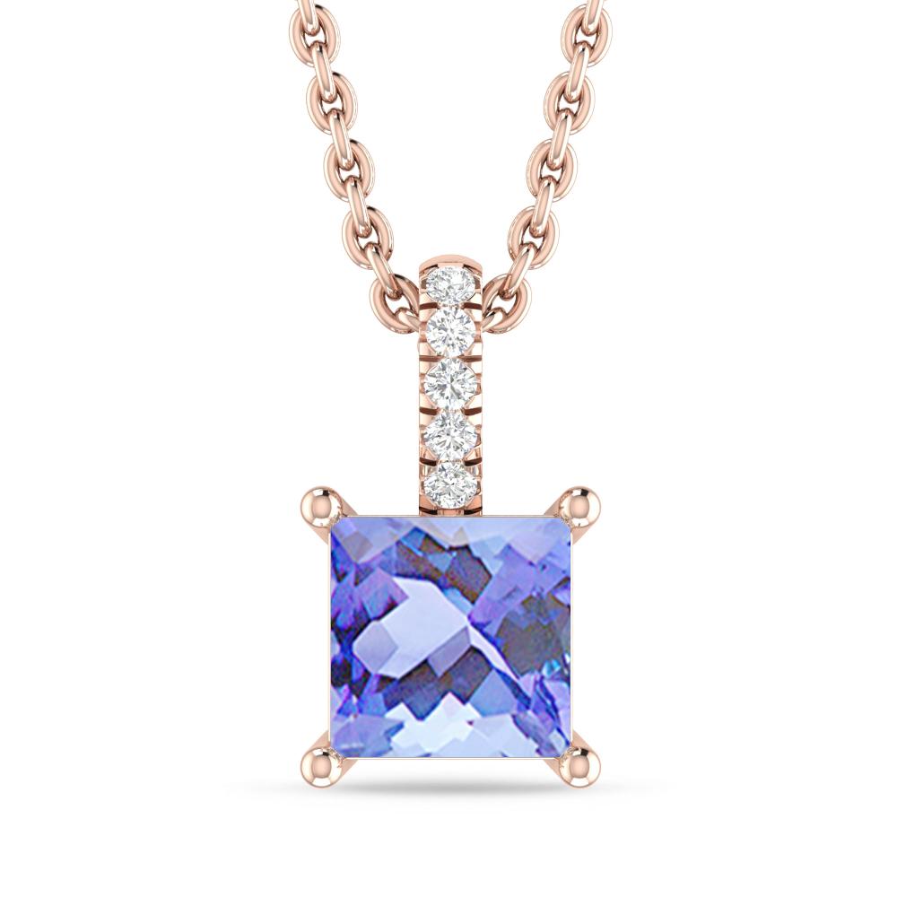 Rose Gold - Tanzanite