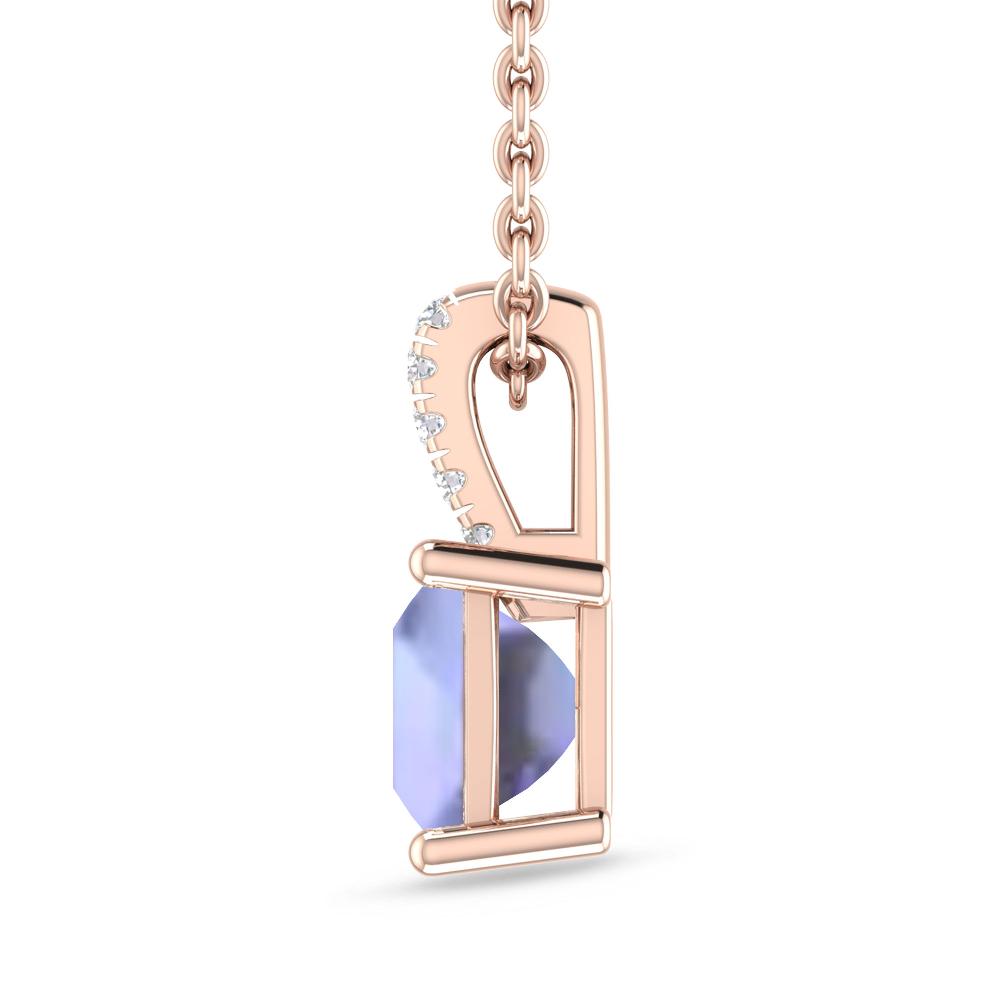 Rose Gold - Tanzanite