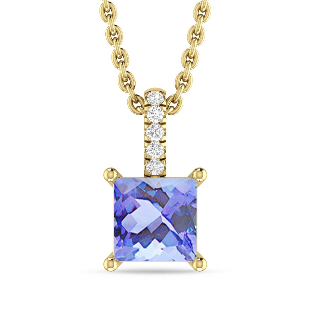 Yellow Gold - Tanzanite