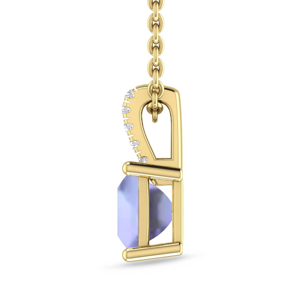 Yellow Gold - Tanzanite