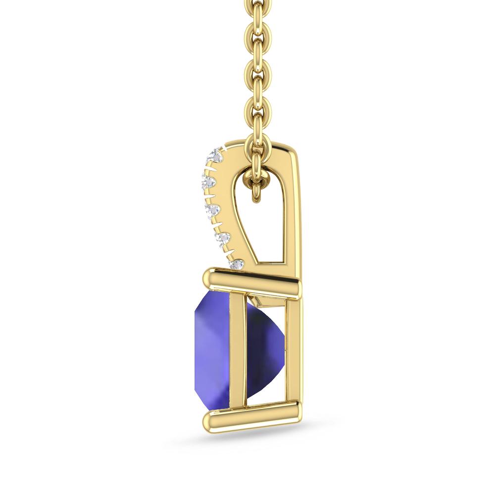 Yellow Gold - Tanzanite