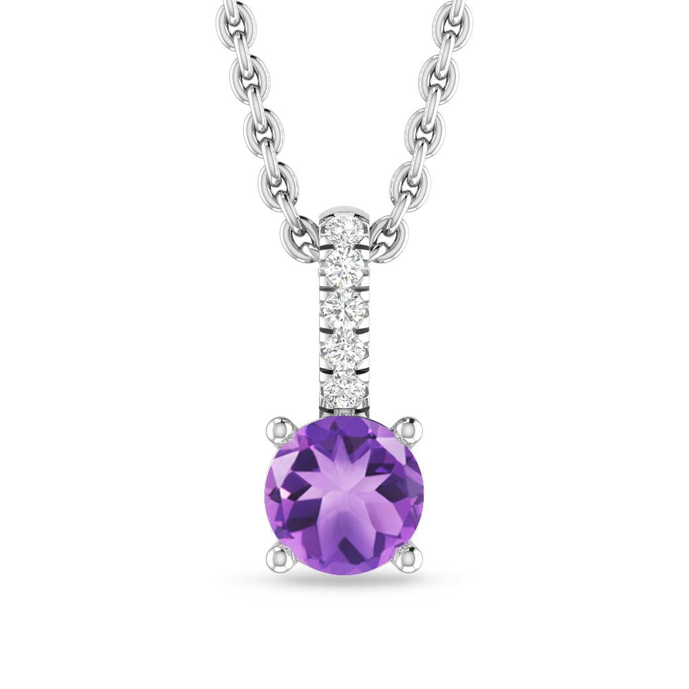 White Gold - Amethyst