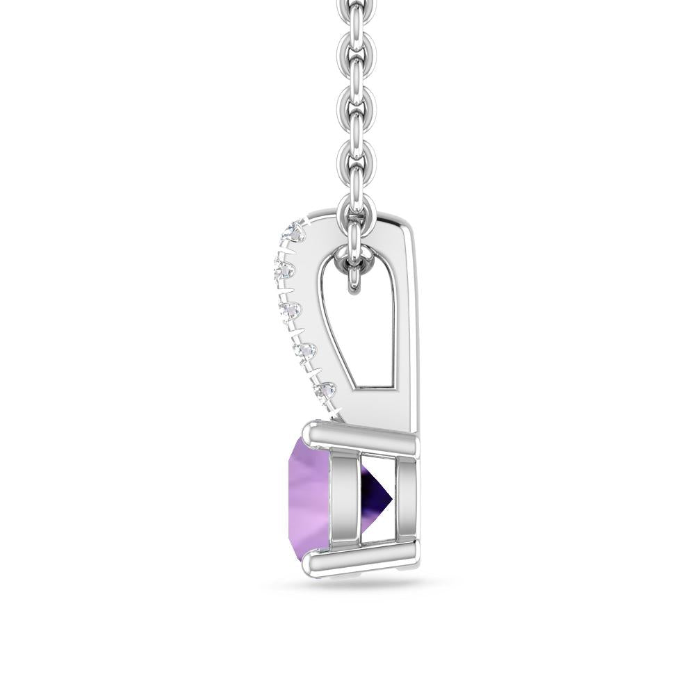 White Gold - Amethyst