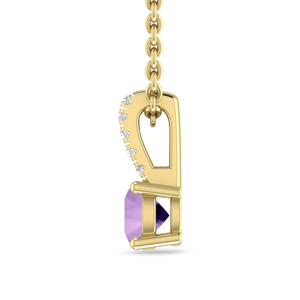 Yellow Gold - Amethyst