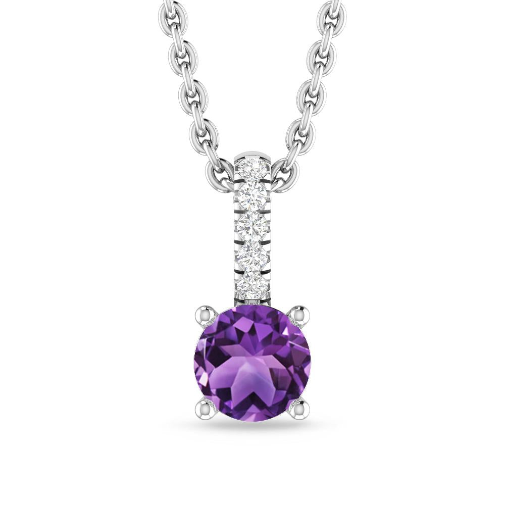 White Gold - Amethyst