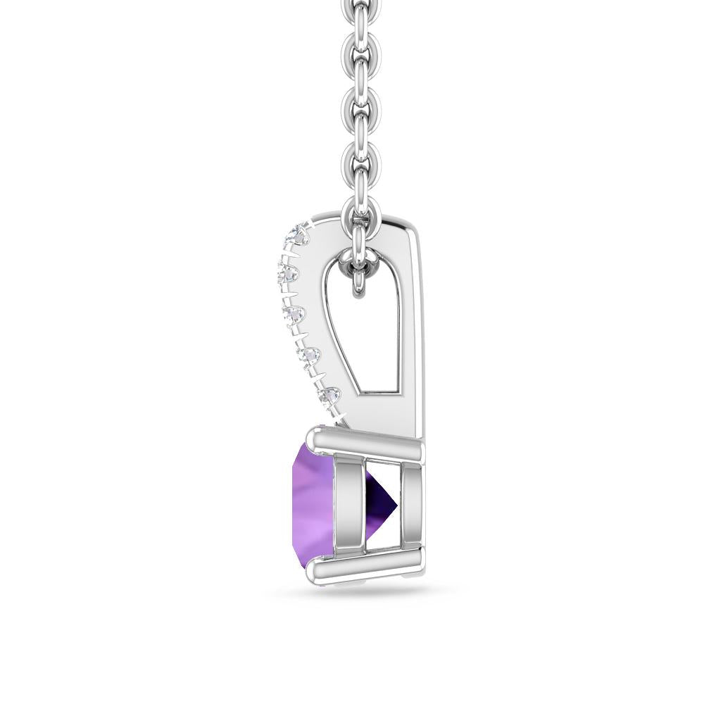 White Gold - Amethyst