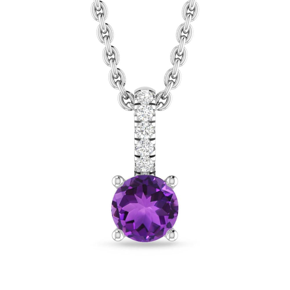 White Gold - Amethyst