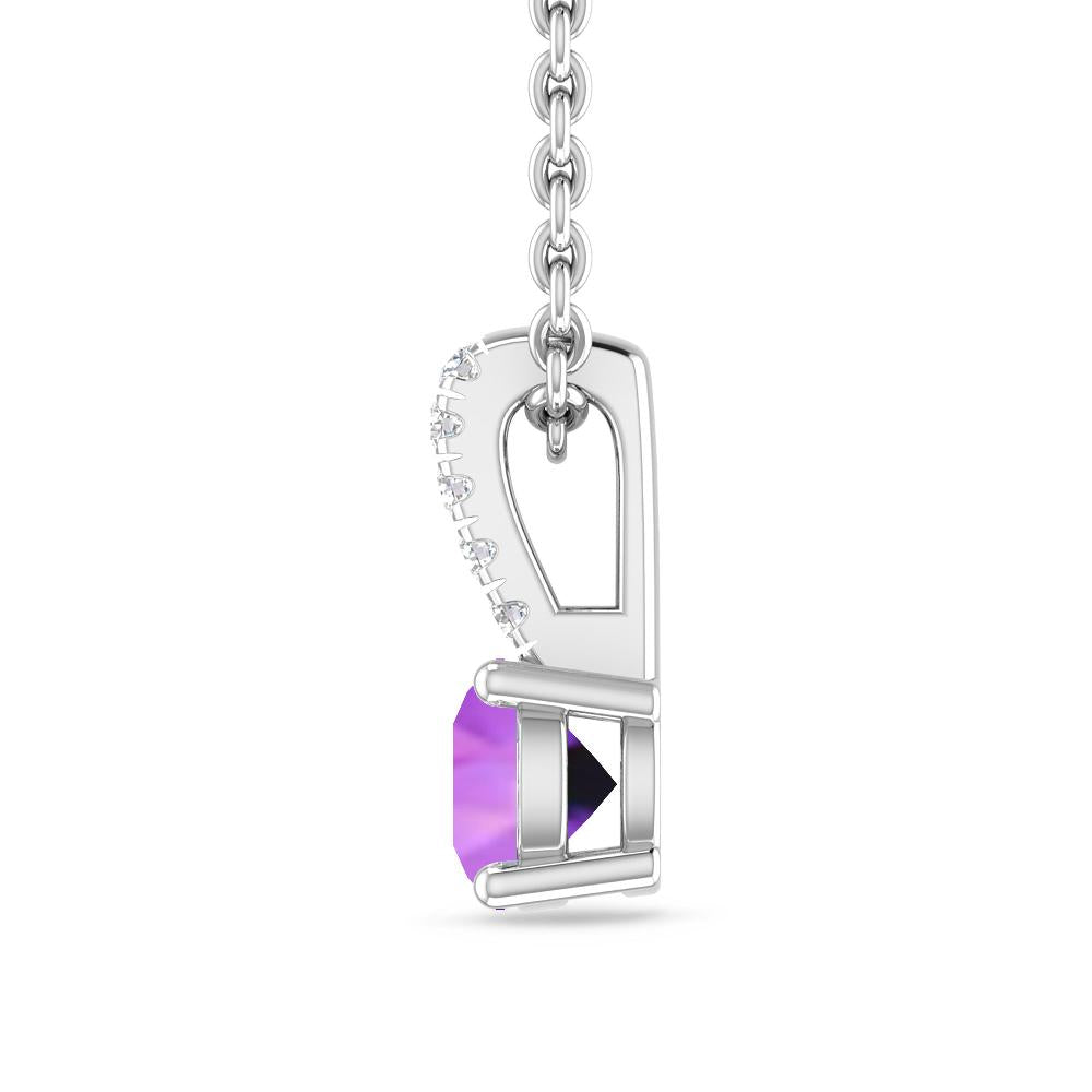 White Gold - Amethyst