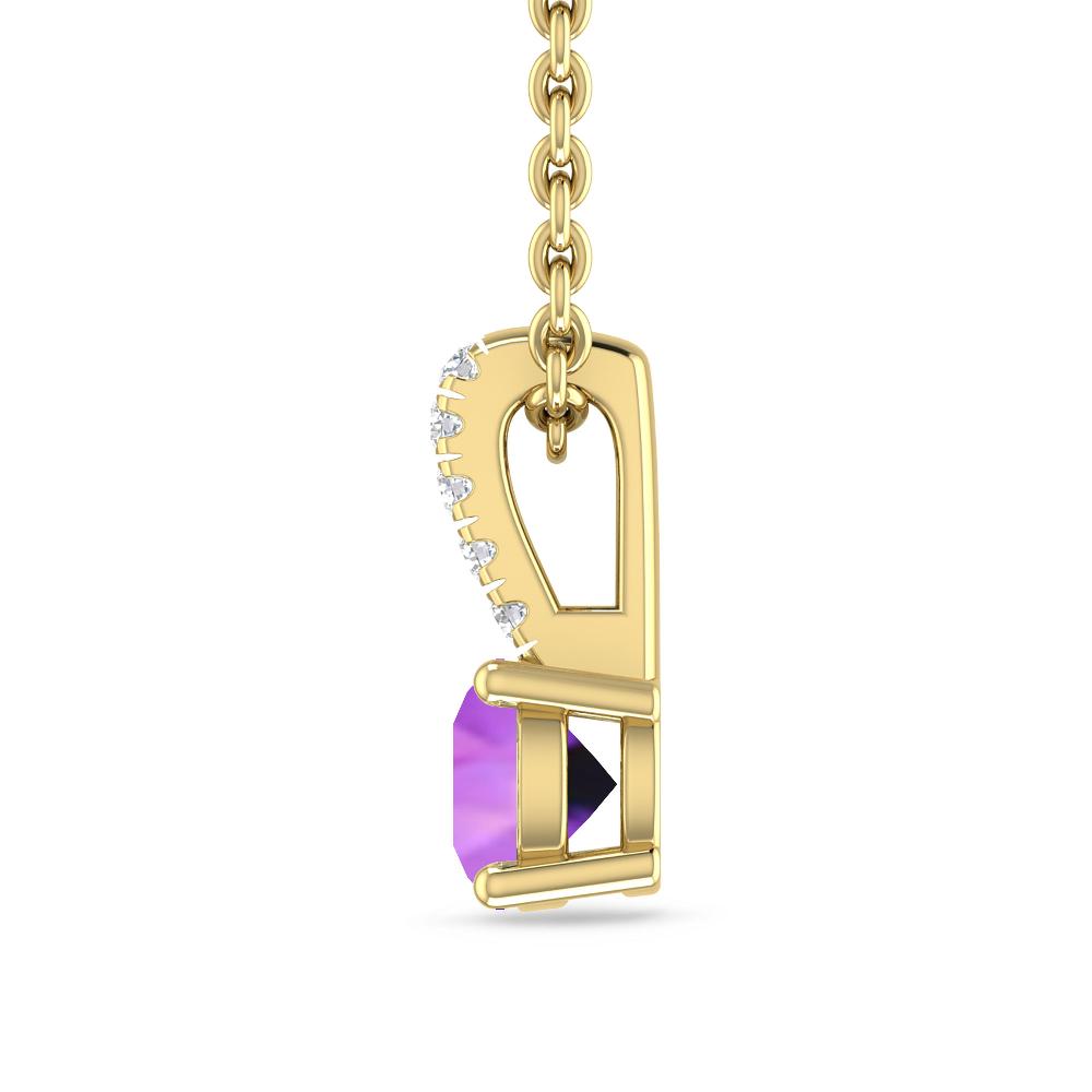 Yellow Gold - Amethyst