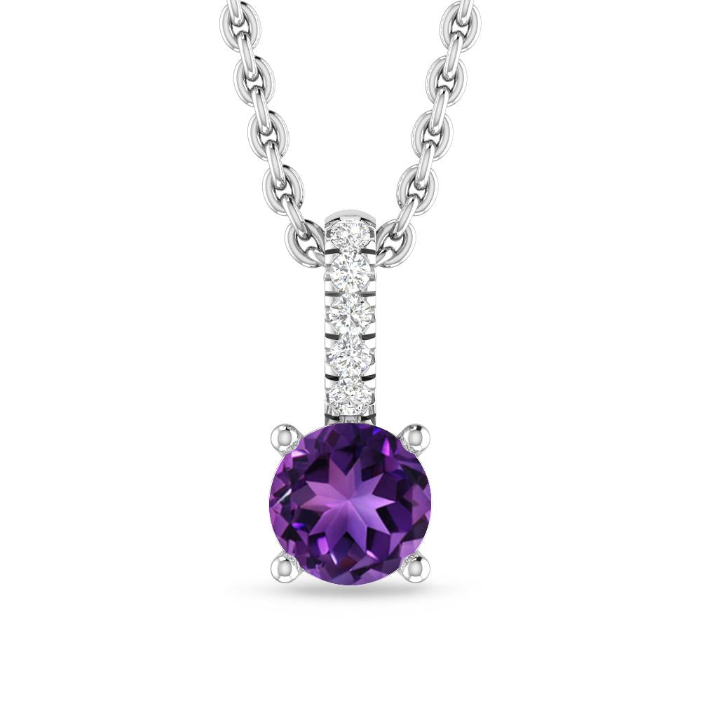 White Gold - Amethyst