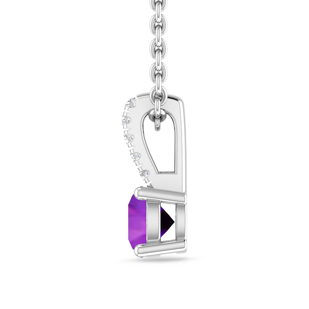 White Gold - Amethyst